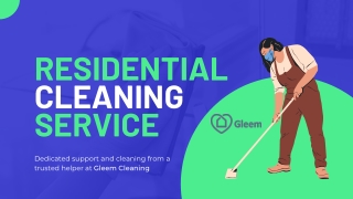 Residential Cleaning Services - Gleem Cleaning