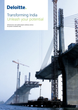 Deloitte Report: Transforming India Unleash your potential