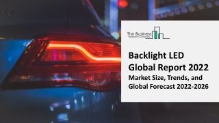 Backlight LED Market 2023-2032: Outlook, Growth, And Demand