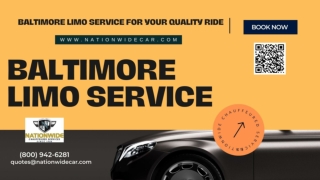 Baltimore Limo Service for Your Quality Ride