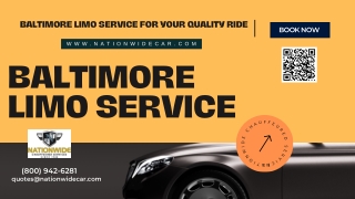 Limo Service Baltimore for Your Quality Ride