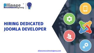 Hire Dedicated Joomla Developer