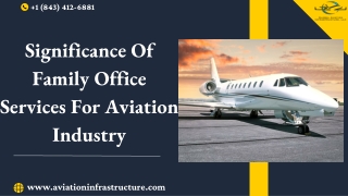 Significance Of Family Office Services For Aviation Industry