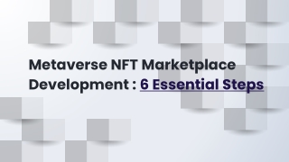 Metaverse NFT Marketplace