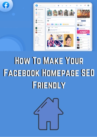 How To Make Your Facebook Homepage SEO Friendly