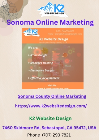 Sonoma Online Marketing