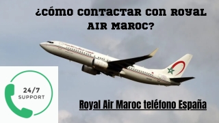 ¿Cómo me comunico con Royal Air Maroc?