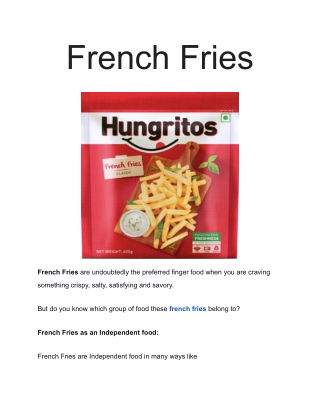 French Fries