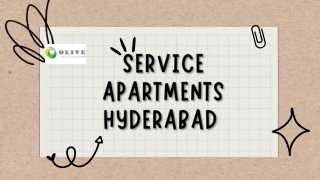 Service Apartments Hyderabad