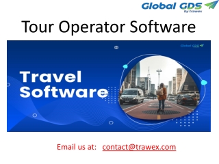 Tour Operator Software