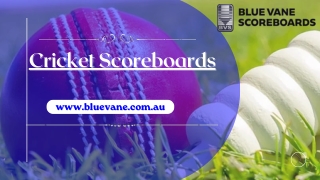 Cricket Scoreboards For Sale At Blue Vane Scoreboards
