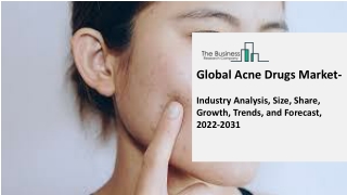 Acne Drugs Market Key Trends And Strategies For Expansion 2023-2032
