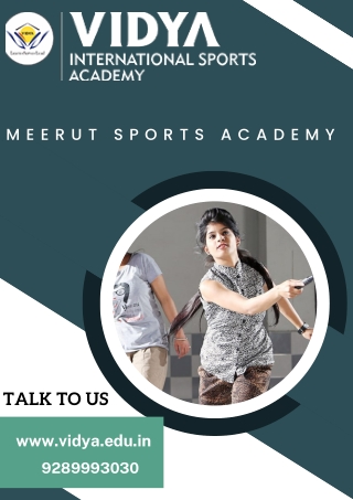 Accomplish your dreams with this sports academy