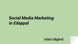 Social Media Marketing in Edappal