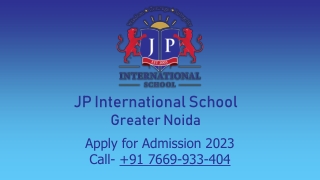 K-12 School in Greater Noida