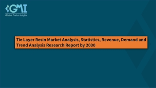 Tie Layer Resin Market Size & Trends 2023