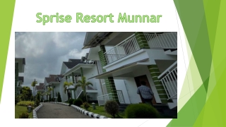 Best resort in munnar