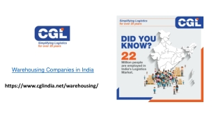 Warehousing Companies in India