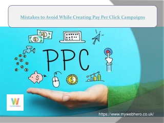 Mistakes to Avoid While Creating Pay Per Click Campaigns