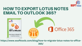 How to Export Lotus Notes Email to Outlook 365