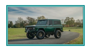 TD Motion Offers Best Ford Bronco Coyote Swap Kits For Sale