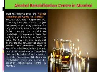 Alcohol Rehabilitation Centre in Mumbai