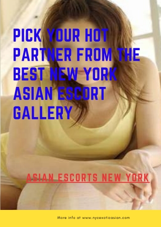 Pick your hot partner from the best New York Asian model gallery