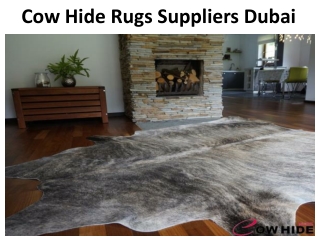 Cow Hide Rugs Suppliers Dubai