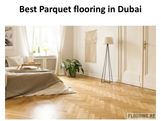 Best Parquet Flooring In Dubai