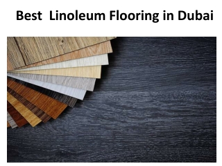 Best  Linoleum Flooring In Dubai