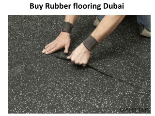 Buy Rubber Flooring Dubai