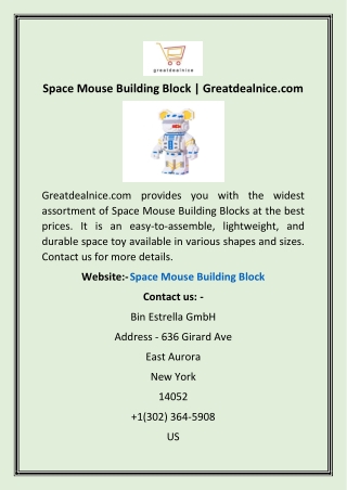 Space Mouse Building Block | Greatdealnice.com