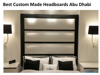 Best Custom Made Headboards Abu Dhabi
