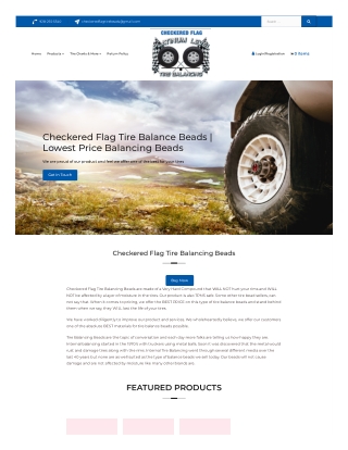 Balance beads| Checkered Flag Tire Balance Beads