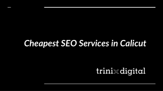 Cheapest SEO Services in Calicut