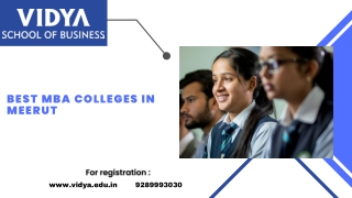 Be future ready with this MBA Colleges in UP