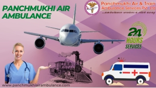 Get Air Ambulance Services in Patna by Panchmukhi with Finest Medical Team