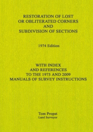 D!ownload ;Epub; Restoration of Lost or Obliterated Corners and Subdivision
