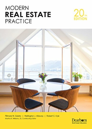 ((eBOOK) Dearborn Modern Real Estate Practice, 20th Edition (Paperback) – C
