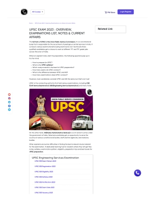 Get To Know Crucial Details & Facts About Upsc Syllabus 2023 | Upsc Wallah