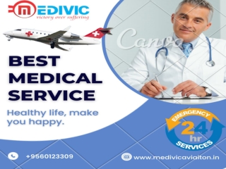 Emergency Air Ambulance Service in Ranchi by Medivic Aviation