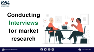 Conducting Interviews for market research