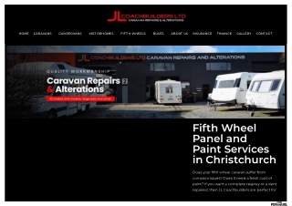 Fifth Wheel Panel and Paint Services in Christchurch