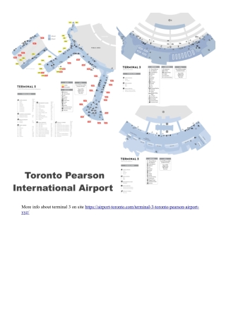 Terminal map toronto airport