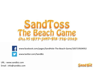 Sand toss - The Beach Game