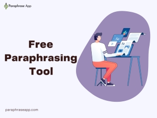 Free Paraphrasing Tool  - Improve Your Writing and Avoid Plagiarism