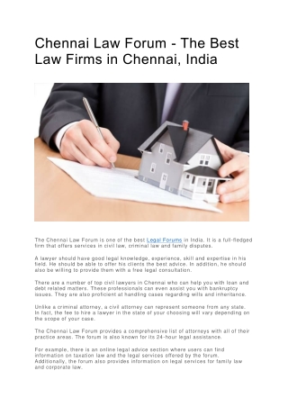 Chennai Law Forum