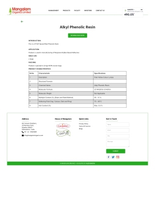 alkyl-phenolic-resin-manufacturer