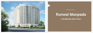 Runwal Manpada Ghodbunder Road Thane Pdf