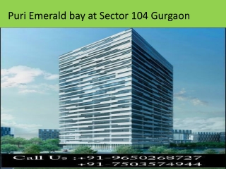 Puri Emerald Bay Gurgaon